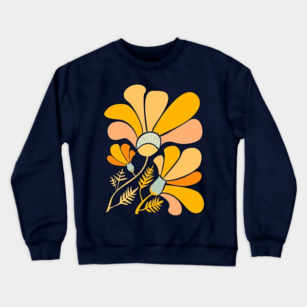 Summer Wildflowers Crewneck Sweatshirt by Modern Tropical